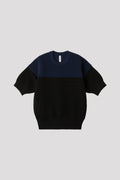 TC STRATUM SHORT SLEEVE TOP - NAVY-BLACK