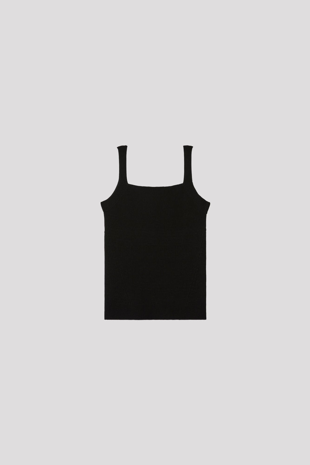 PORTRAIT CAMISOLE TOP - BLACK