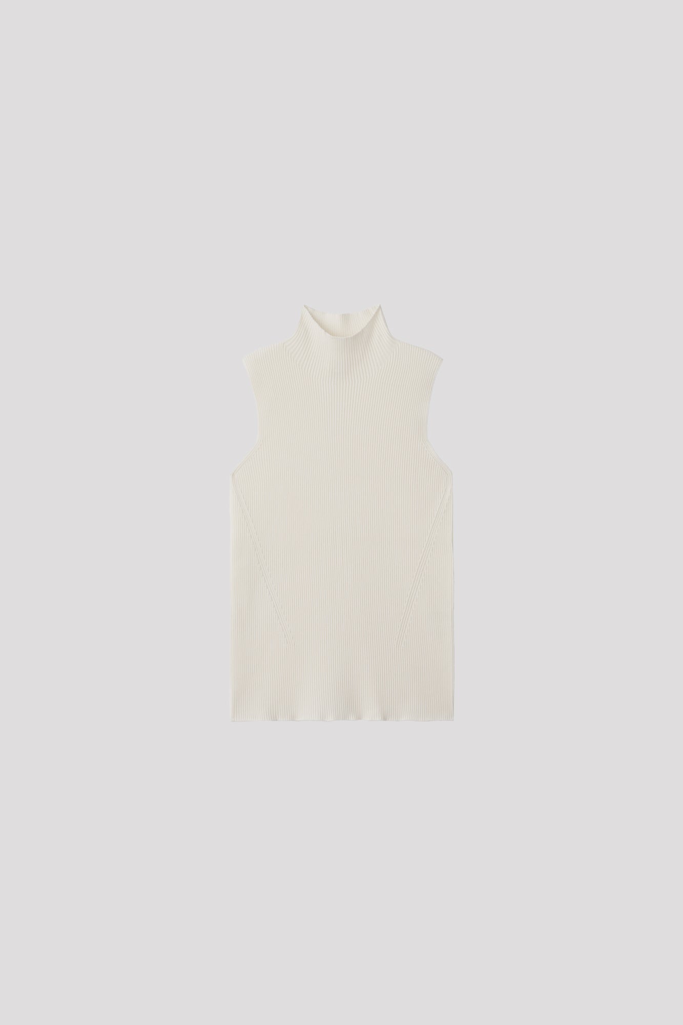 PORTRAIT SLEEVELESS TOP - WHITE