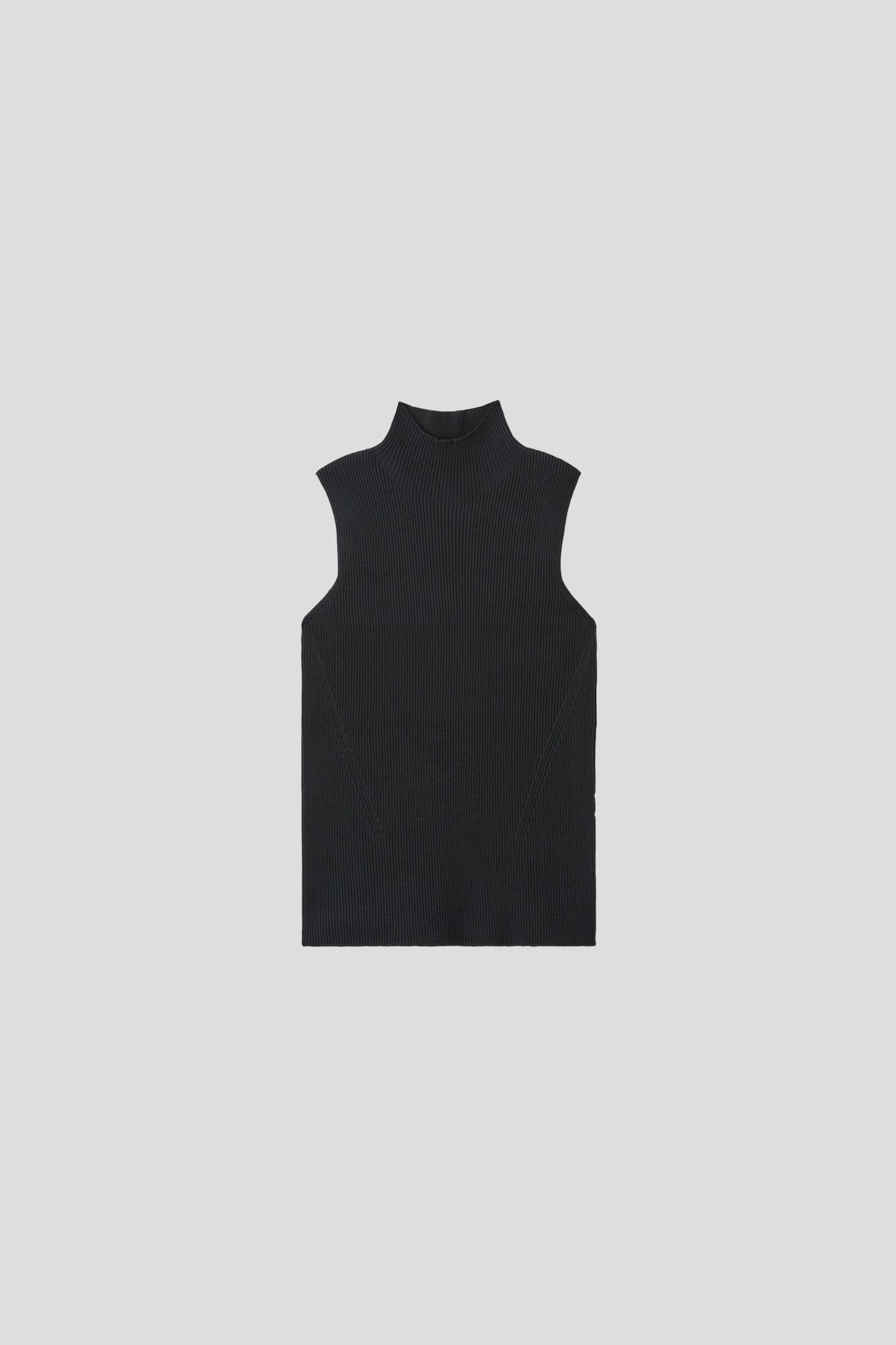 PORTRAIT SLEEVELESS TOP - SHADOW GRAY
