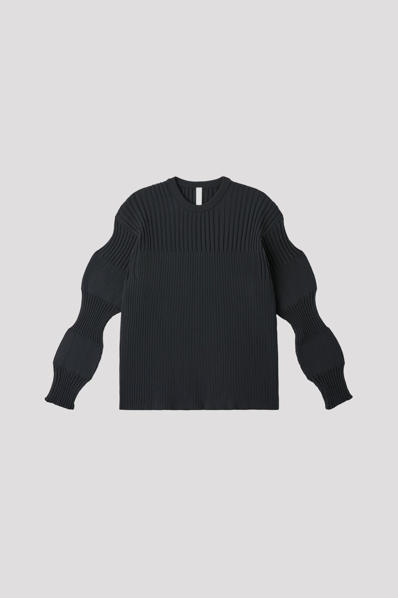 FLUTED PULLOVER - SHADOW GRAY