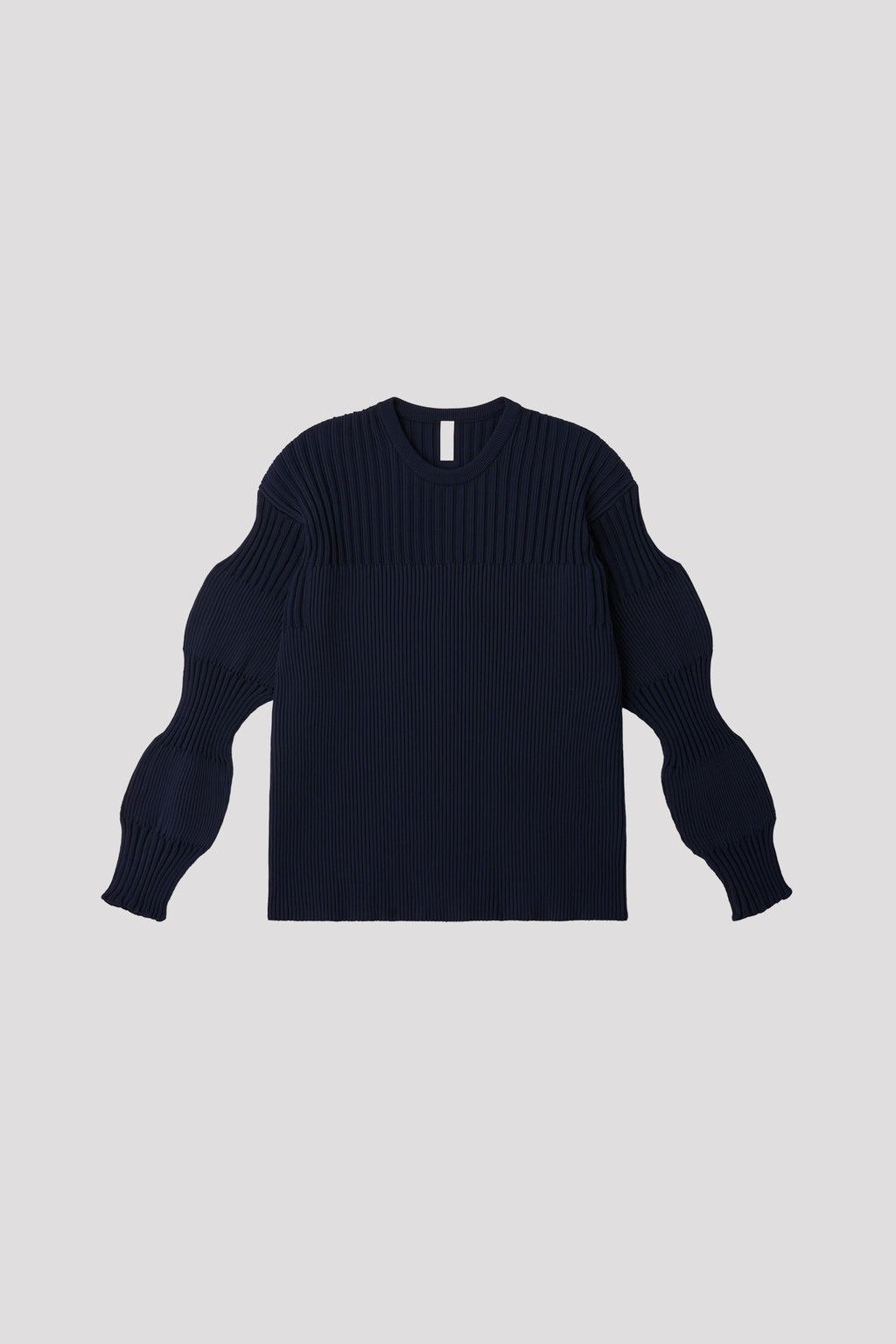 FLUTED PULLOVER - NAVY
