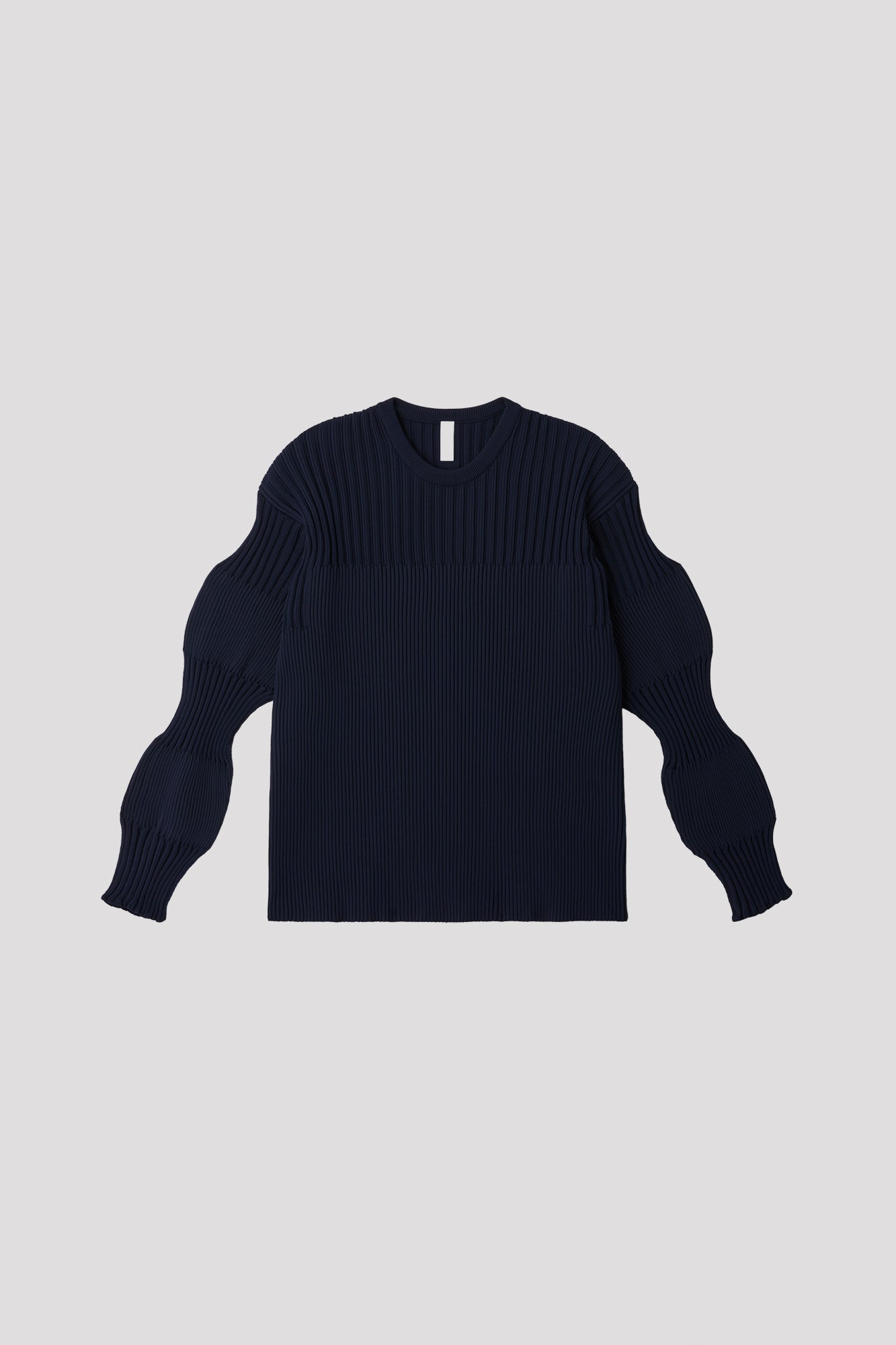 FLUTED PULLOVER - NAVY