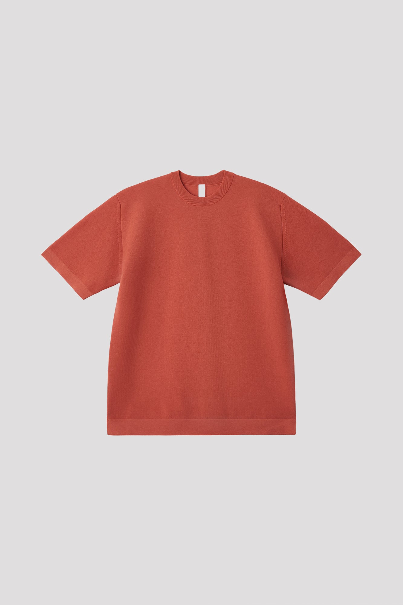 TC HIGH GAUGE SHORT SLEEVE TEE SHIRT - BRICK RED