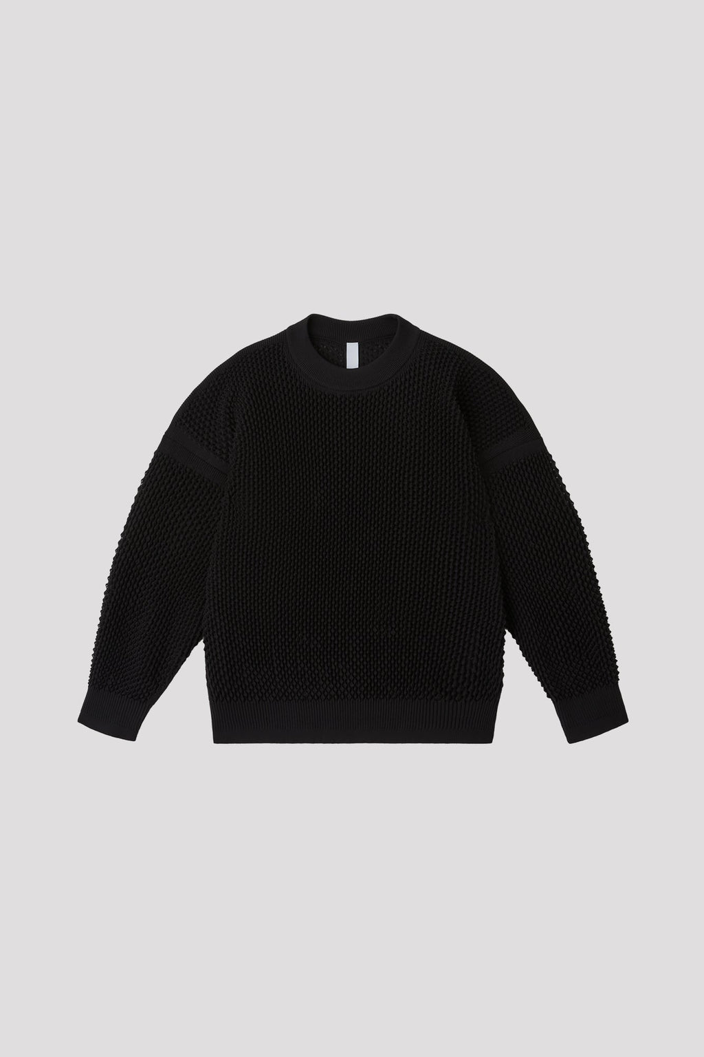 LATTICE PULLOVER - BLACK