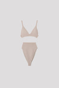 RIB TWO PIECE INNER - LIGHT BEIGE