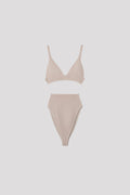 RIB TWO PIECE INNER - LIGHT BEIGE