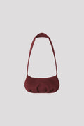 DOUGY TUCK CROSSBODY BAG - MAROON RED