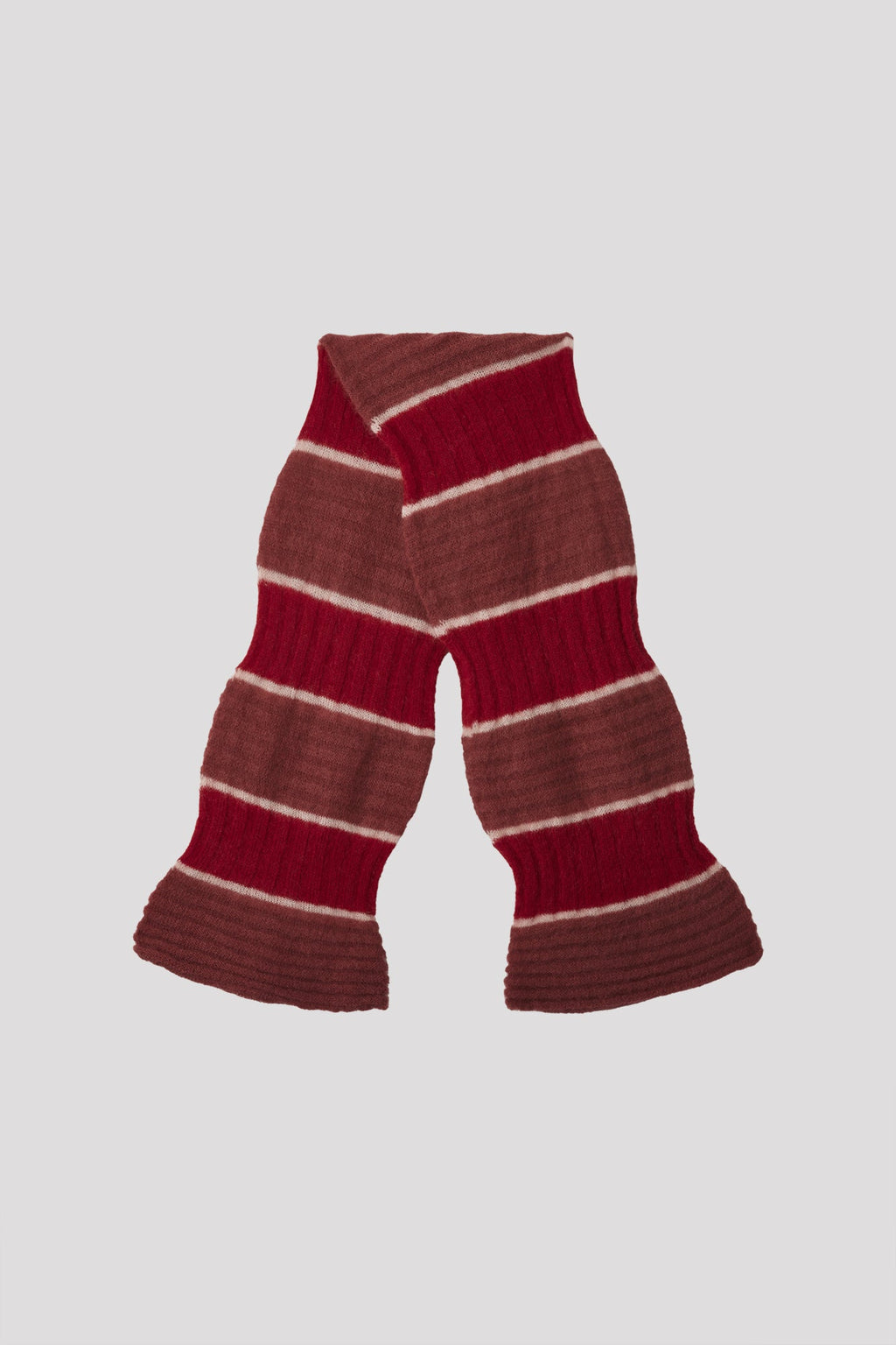 MOHAIR SCARF - BLUSH RED MULTI