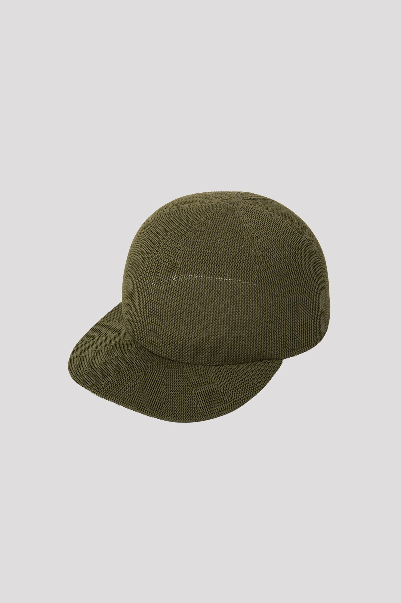 MESH KNIT BASEBALL CAP - FERN GREEN