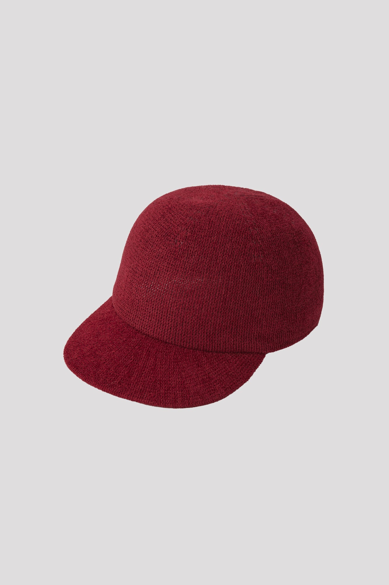 VELVET BASEBALL CAP - MAROON RED