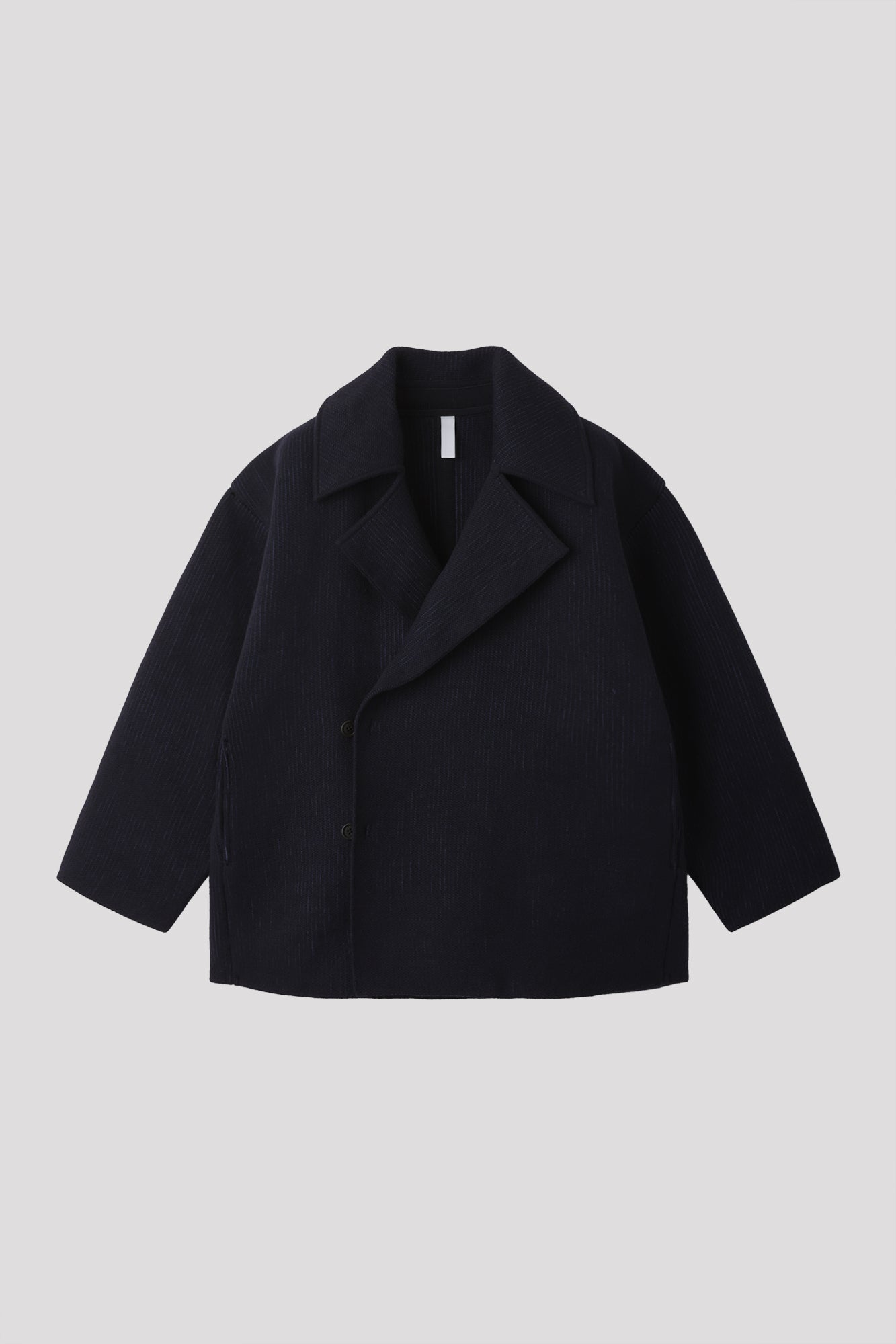 TW INLAY PEACOAT - NAVY