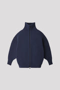 LOW GAUGE HIGHNECK ZIP BLOUSON - NAVY