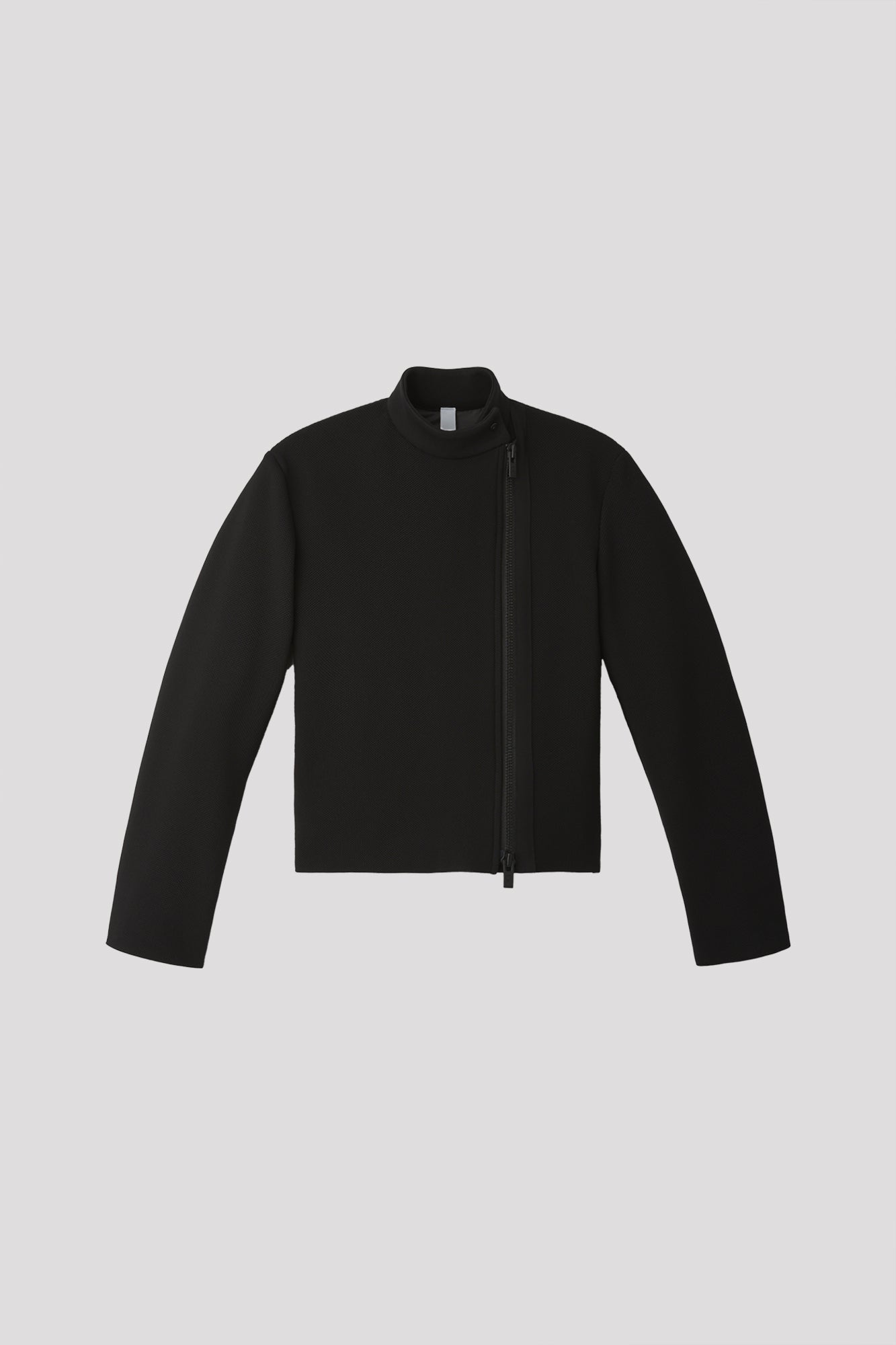 MESH ZIP JACKET - BLACK