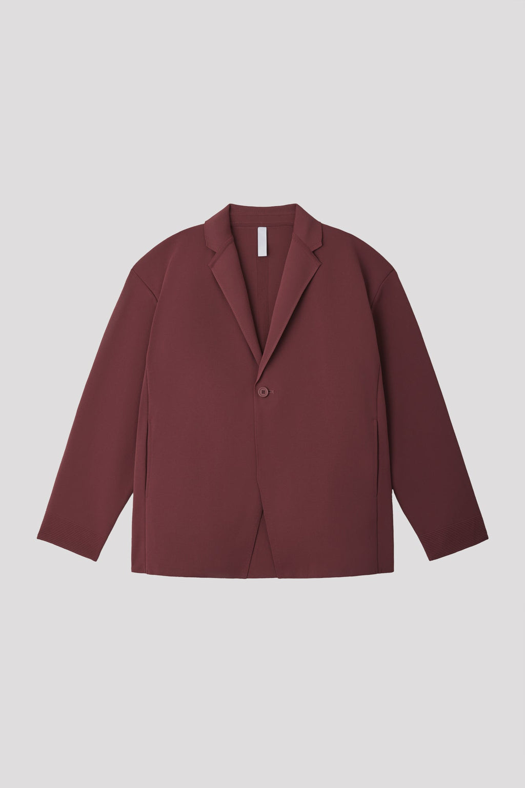MILAN BOXY TAILORED JACKET - BLUSH RED