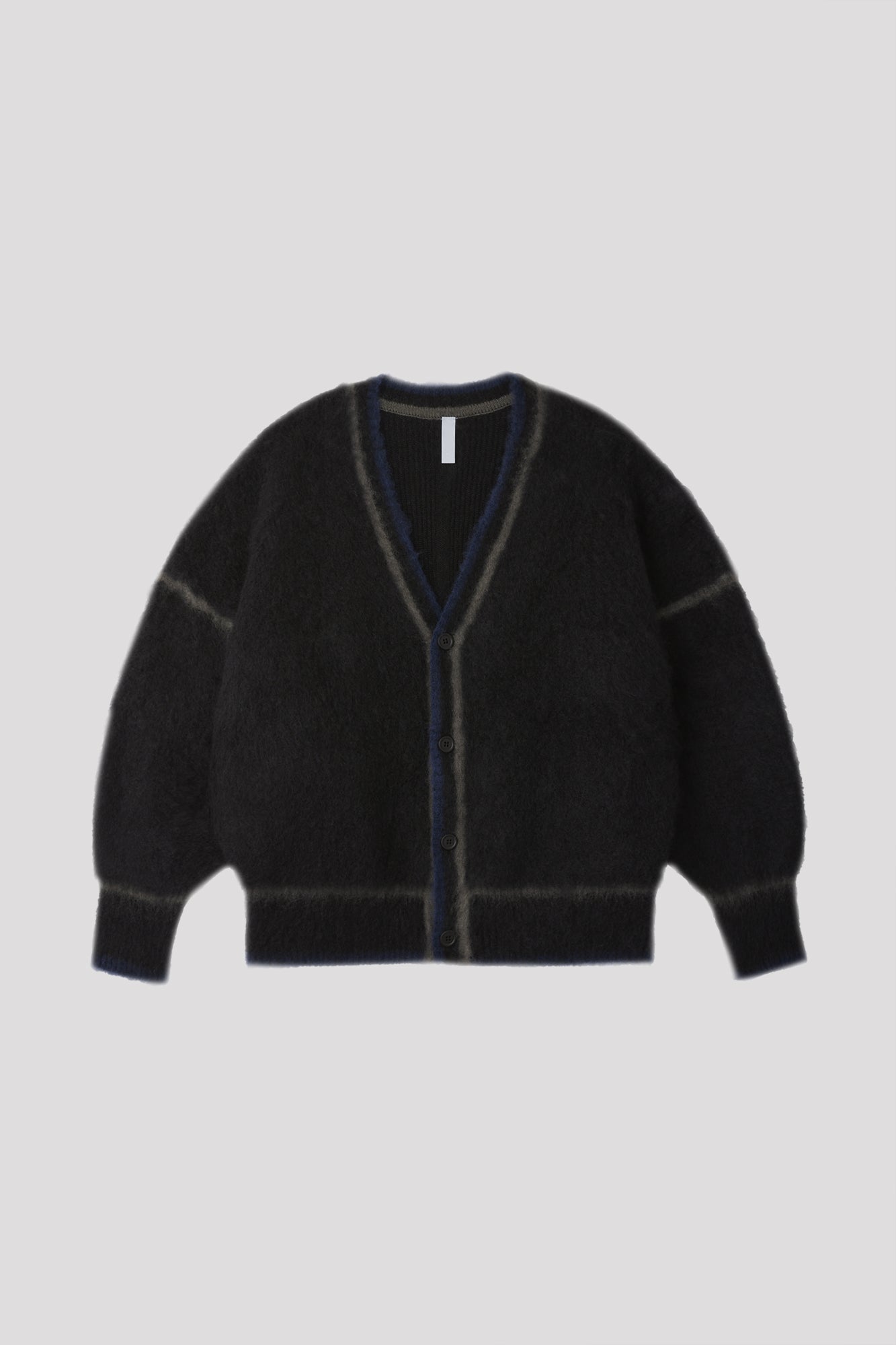 MOHAIR CARDIGAN - BLACK MULTI 9