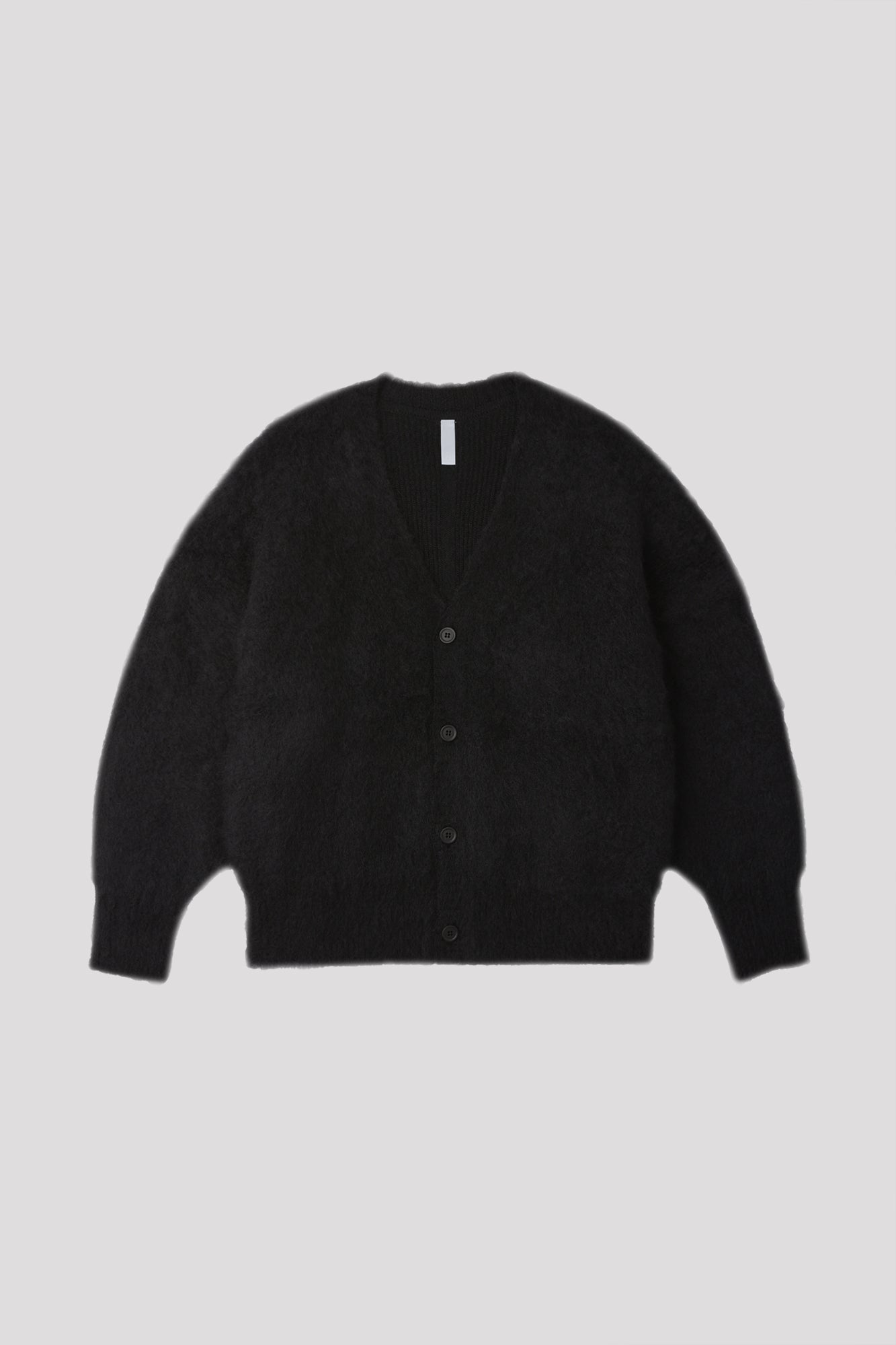MOHAIR CARDIGAN - BLACK