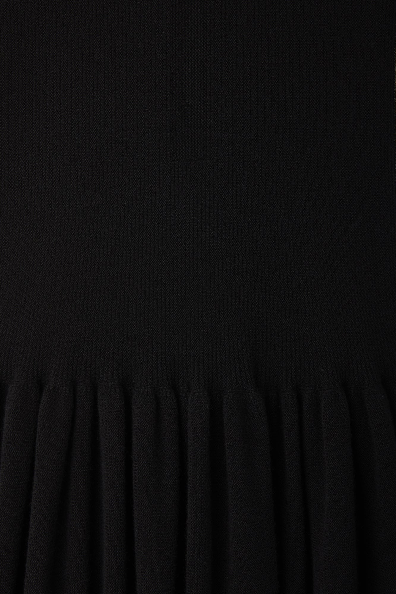 CASHMERE SILK CASCADES MOCKNECK LONG SLEEVE DRESS