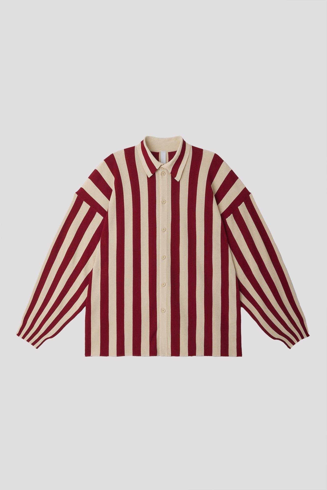 CASCADES  SHIRT - BISQUE BEIGE-MAROON RED