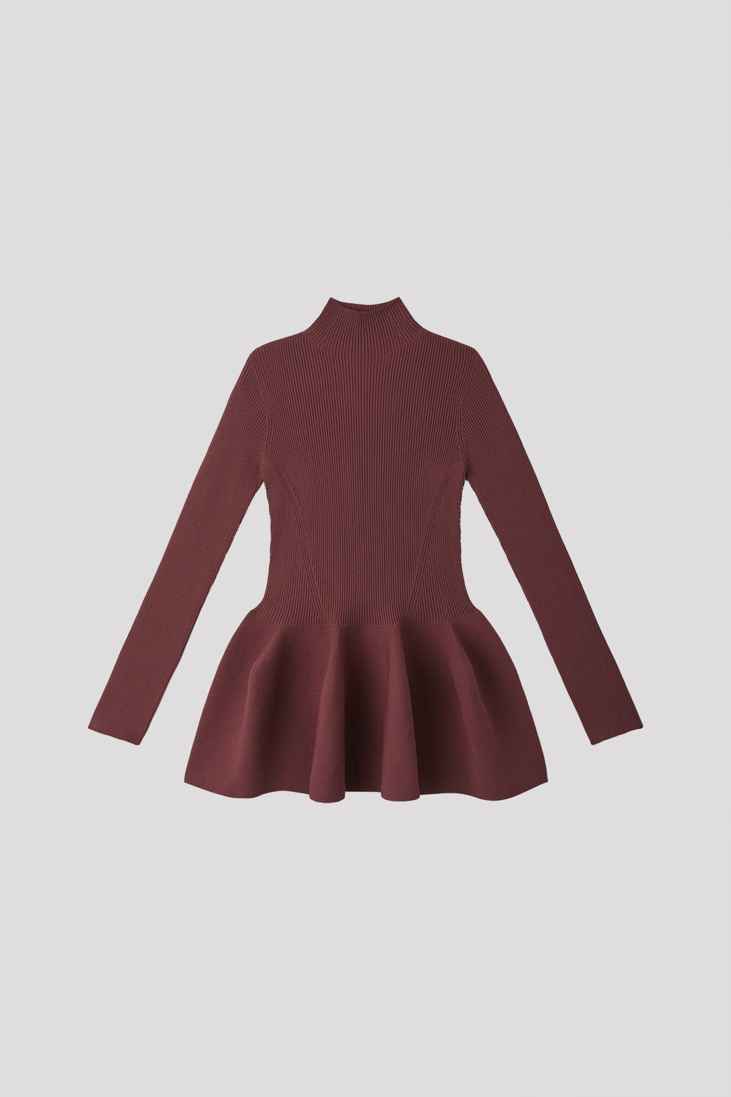 POTTERY GLITTER MOCKNECK TOP - BLUSH RED-BLUSH RED