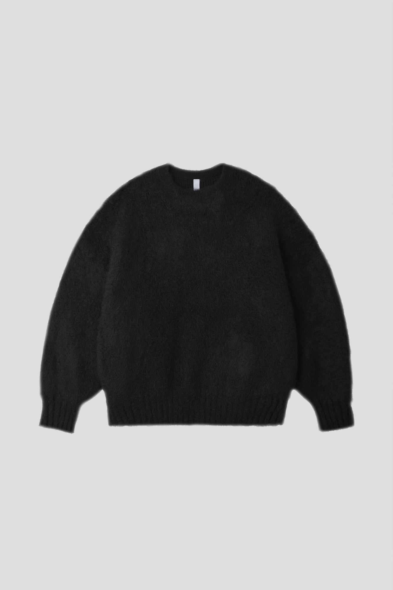 MOHAIR PULLOVER - BLACK