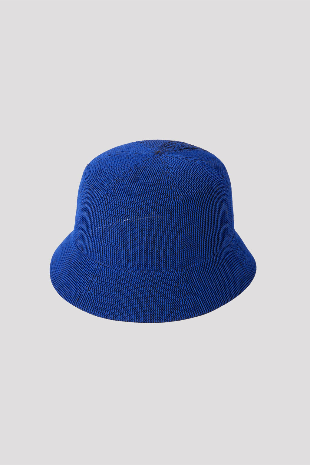MESH KNIT BUCKET HAT - BLUE