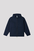 MILAN HOODIE JACKET - NAVY