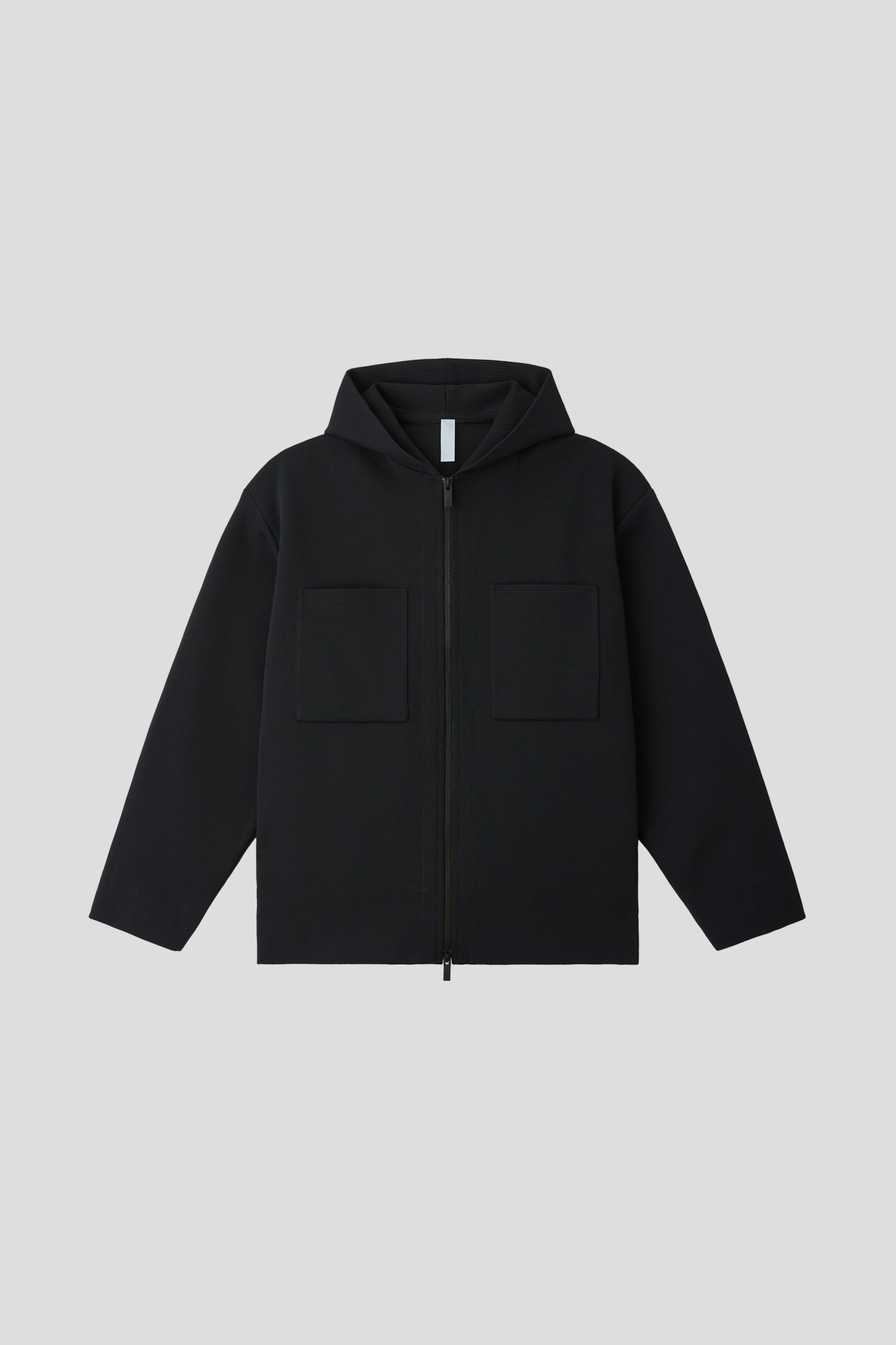 MILAN HOODIE JACKET - BLACK