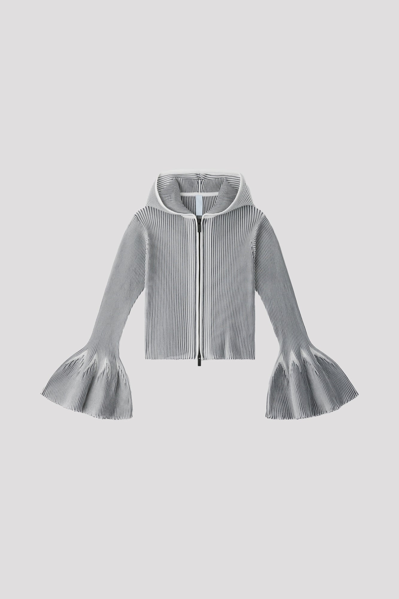 HYPHA LUCENT HOODIE JACKET - WHITE-NAVY