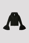 HYPHA LUCENT HOODIE JACKET - BLACK
