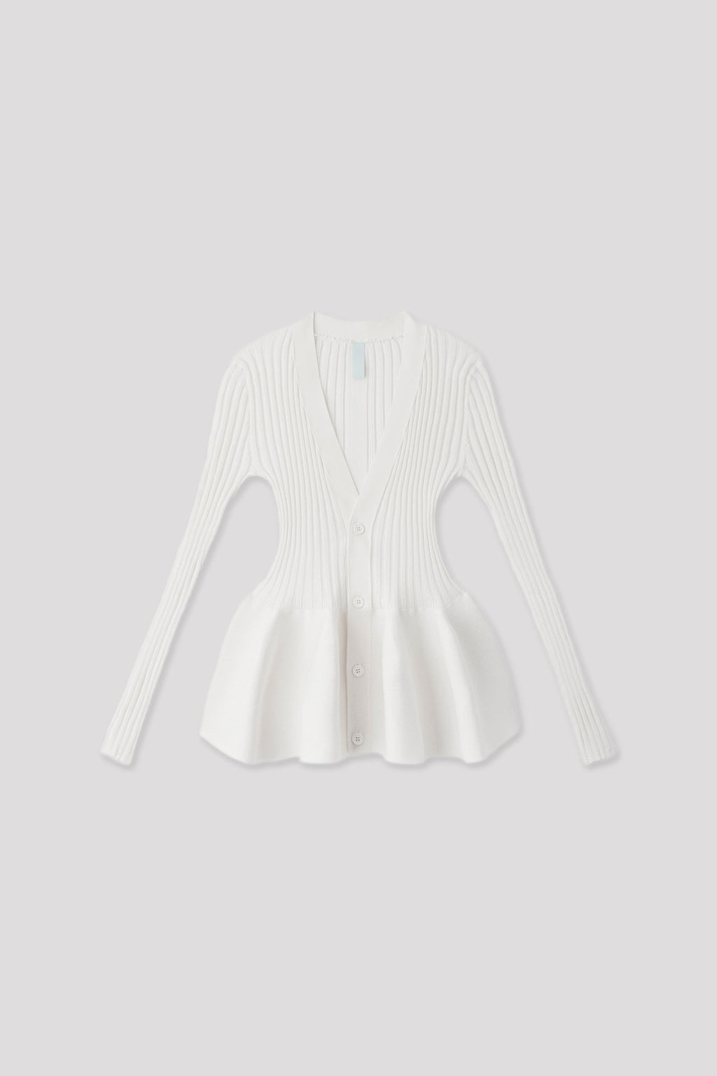POTTERY CARDIGAN - WHITE