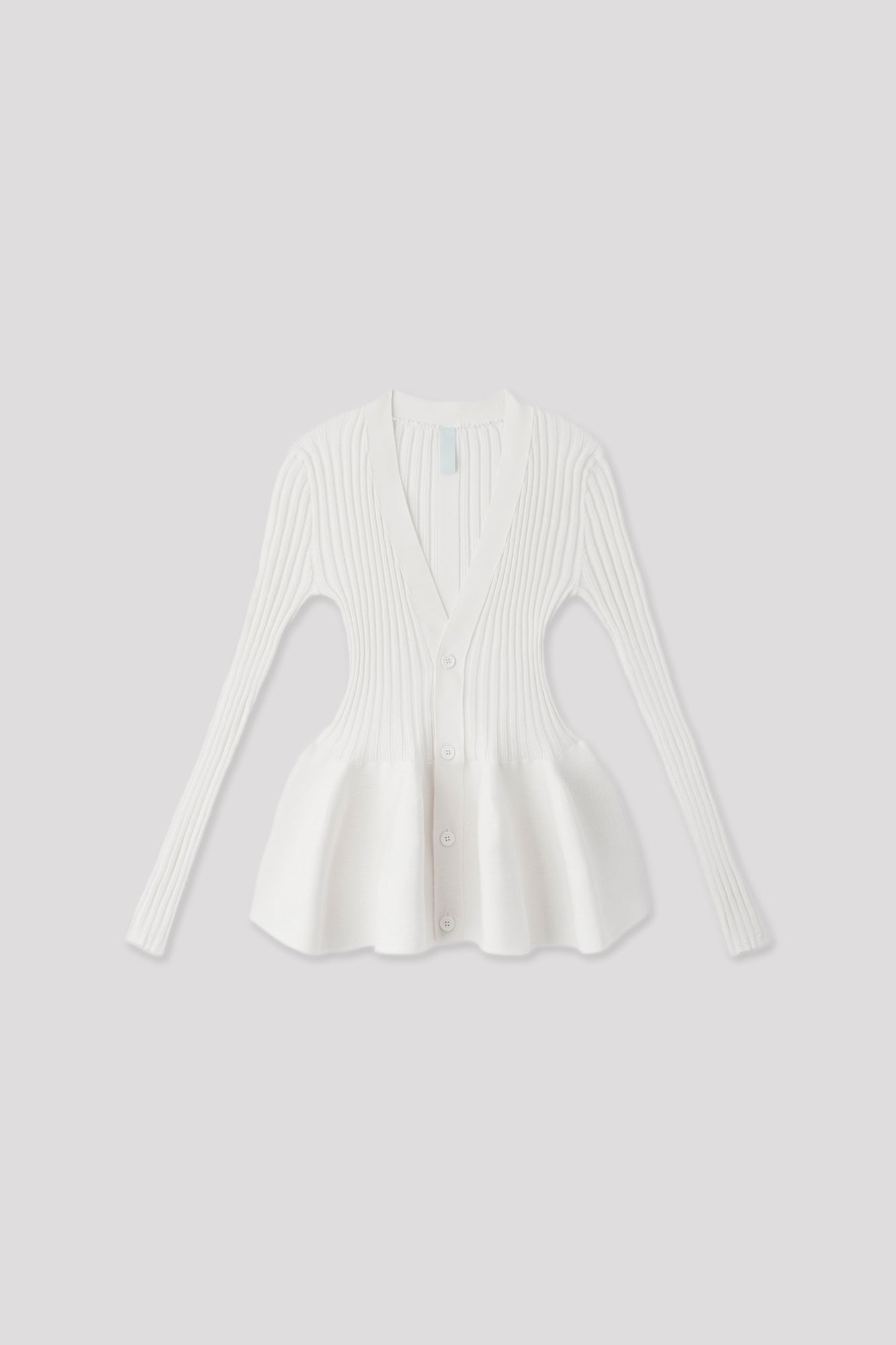 POTTERY CARDIGAN - WHITE