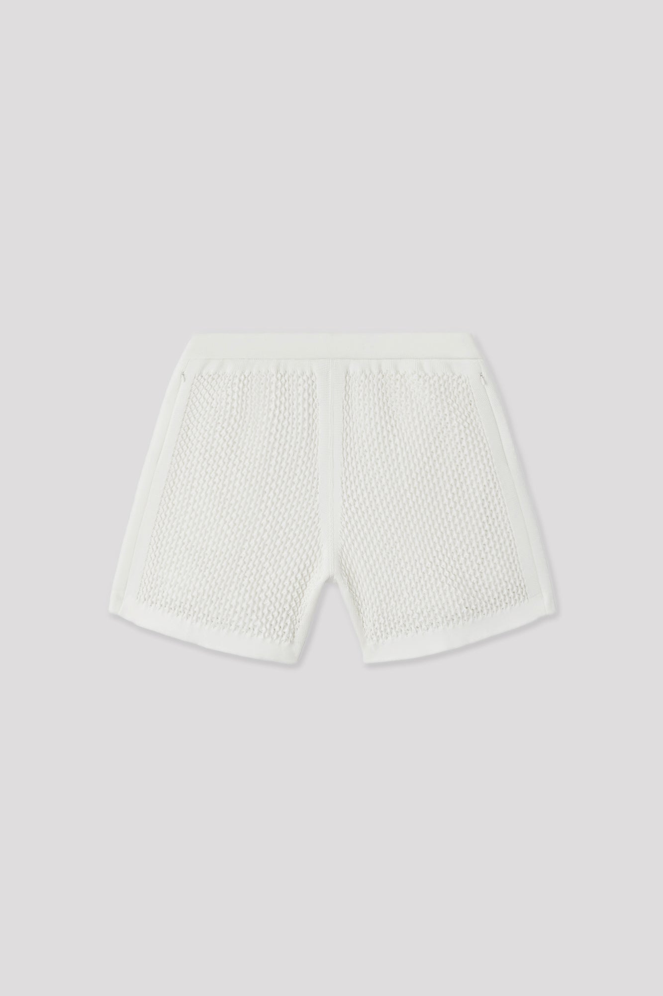 LATTICE SHORT PANTS - WHITE