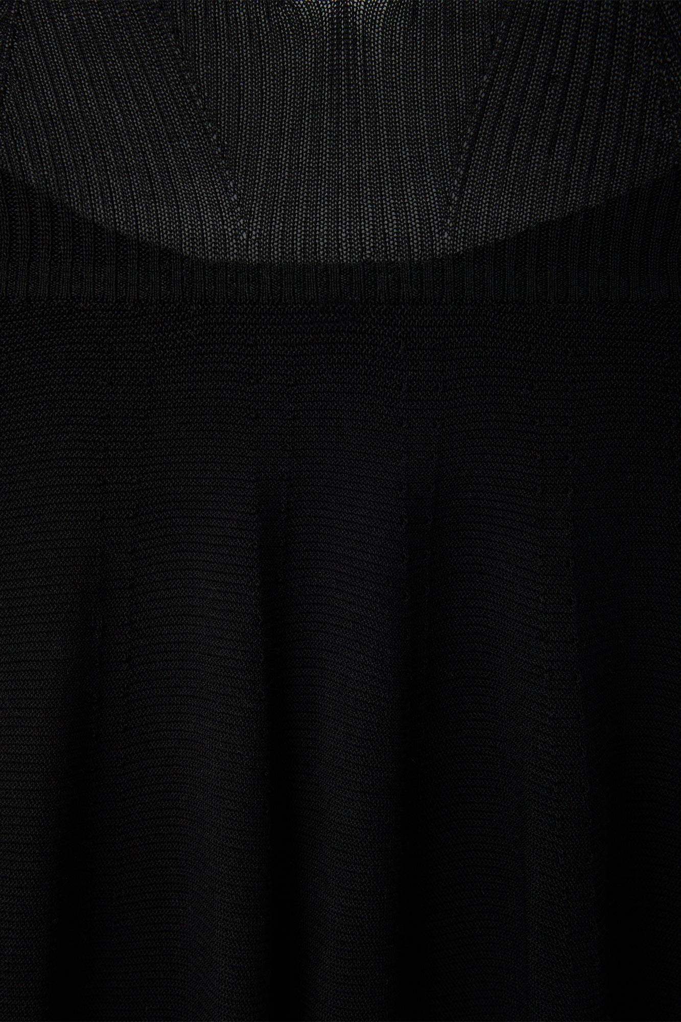 SILK RIVULET STRAP BUST FLARE DRESS