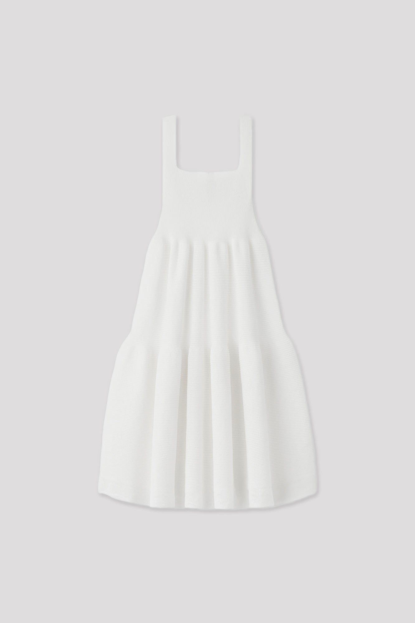TC CASCADES SLEEVELESS MINI DRESS - WHITE