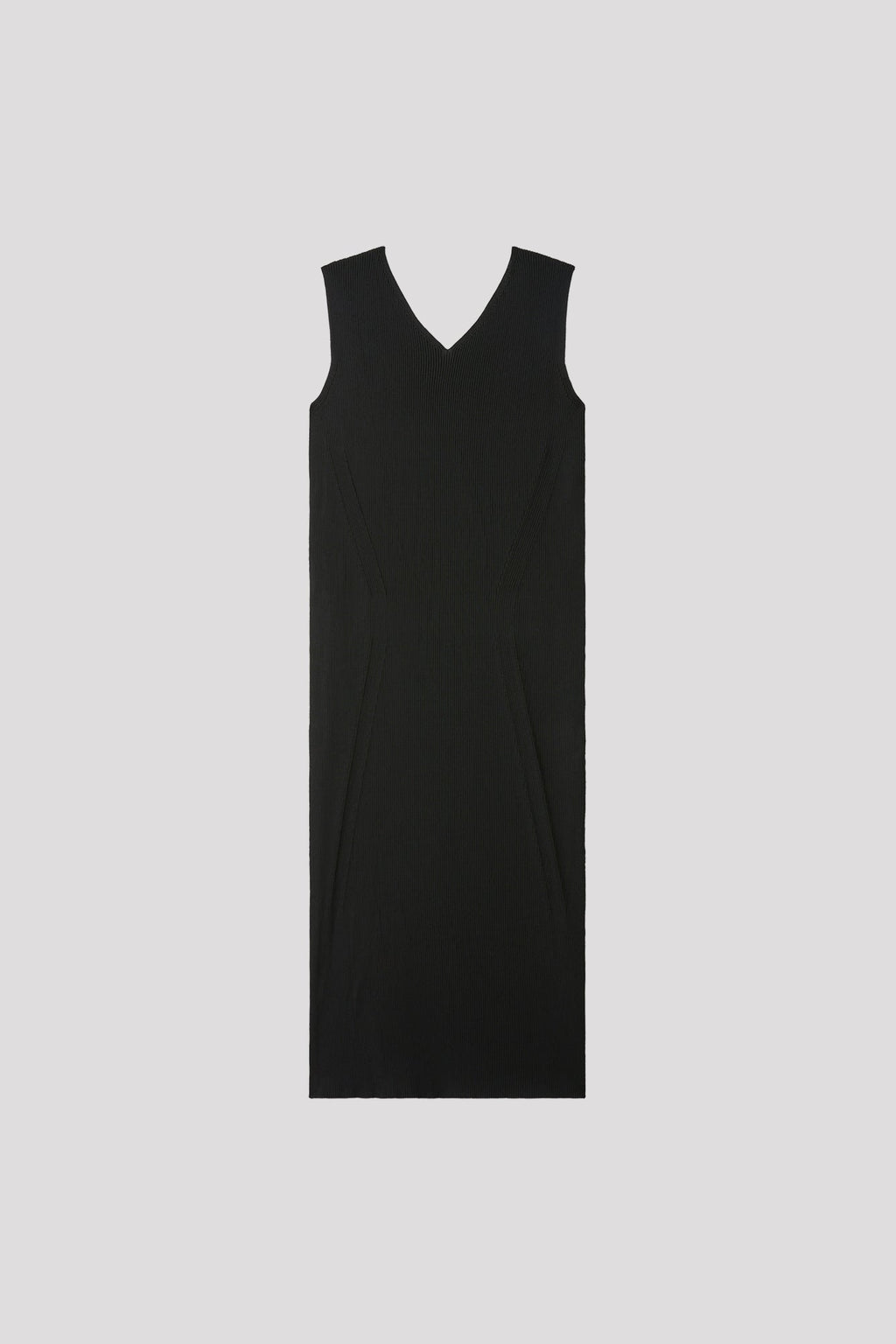 PORTRAIT V-NECK SLEEVELESS DRESS