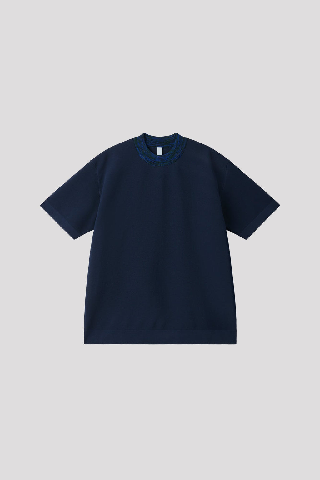 TC GARTER KNIKAT SHORT SLEEVE TEE SHIRT - NAVY-BLUE MULTI