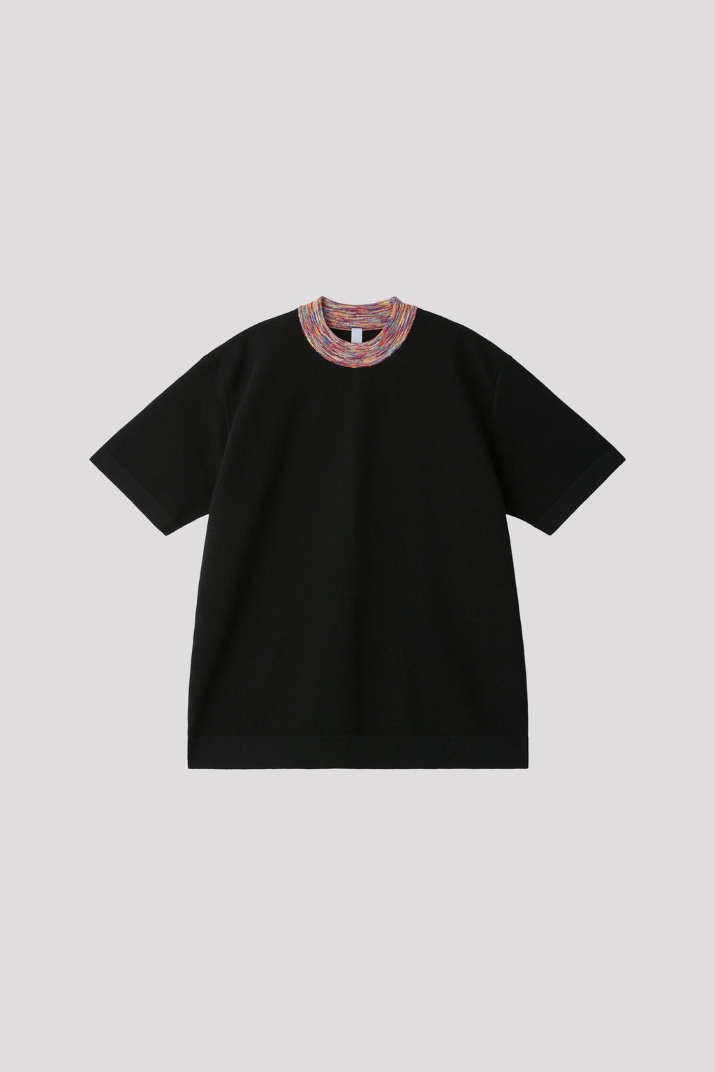 TC GARTER KNIKAT SHORT SLEEVE TEE SHIRT - BLACK-POPPY RED MULTI