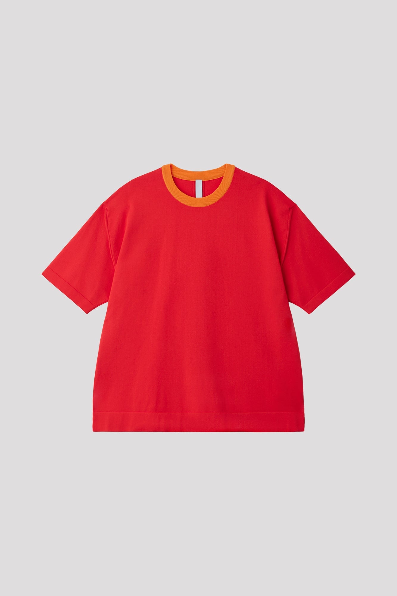 TC SOFT SHORT SLEEVE TEE SHIRT - POPPY RED-ORANGE