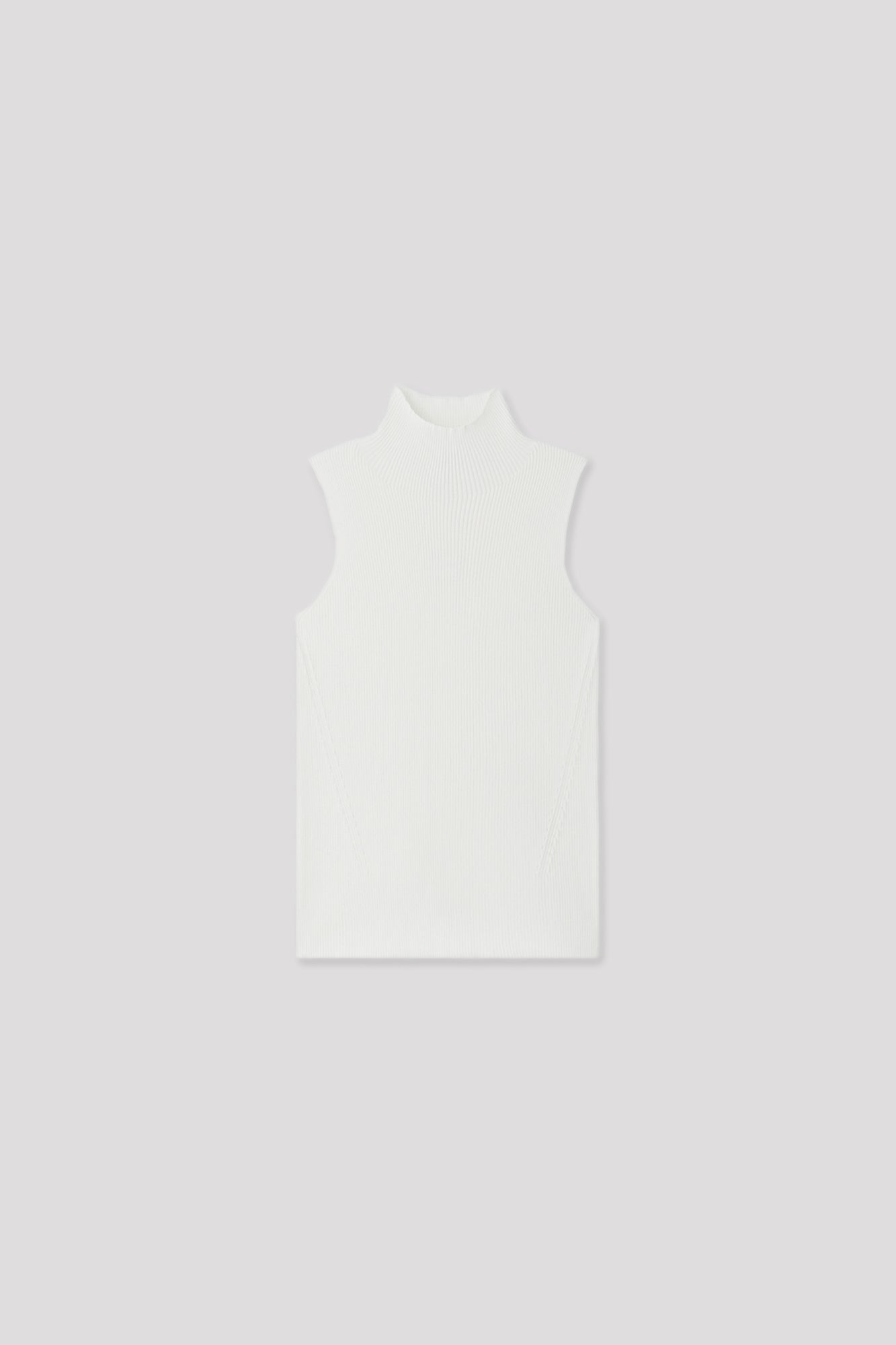 PORTRAIT SLEEVELESS TOP - WHITE