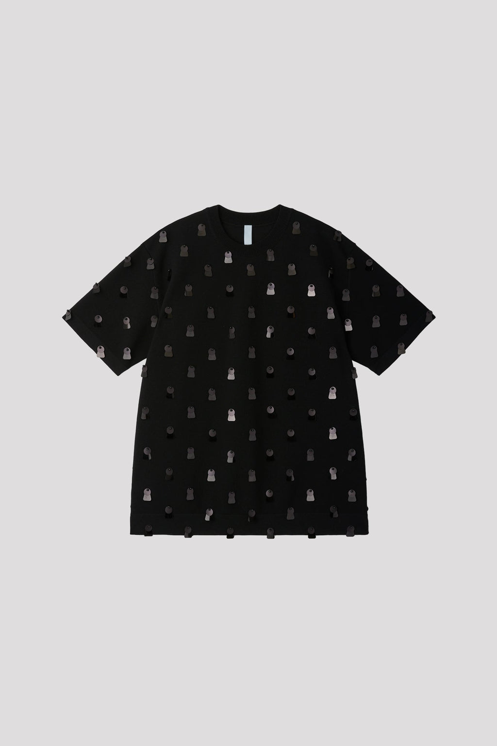 TC HIGH GAUGE ENCHANT SHORT SLEEVE TEE SHIRT - BLACK
