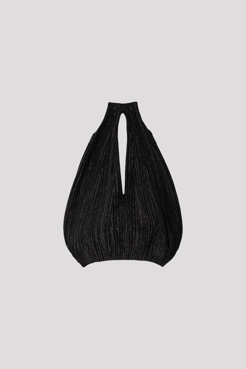 HYPHA GLITTER SHOULDER BAG - BLACK-BLACK