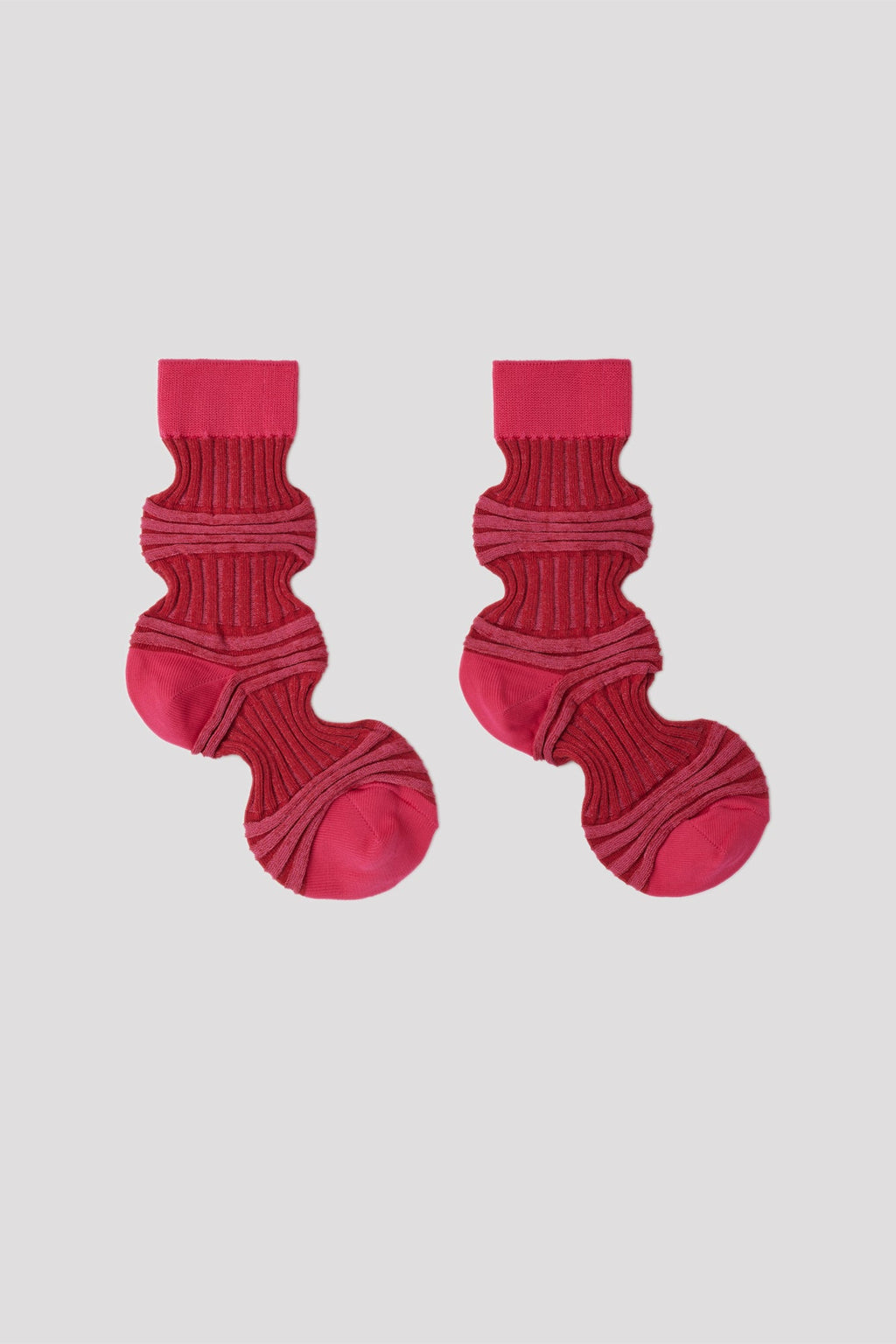 GARTER RIB SOCKS