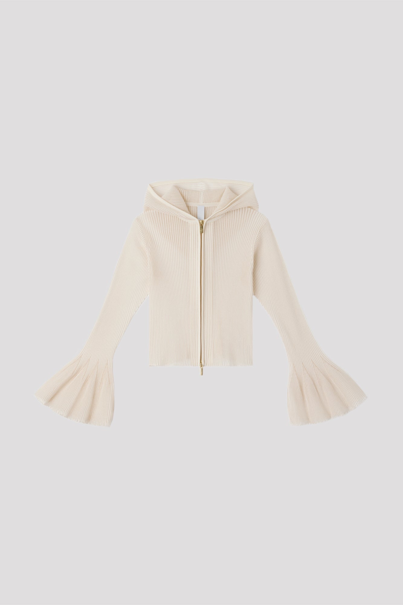 HYPHA LUCENT GLITTER HOODIE JACKET - PEARL-GOLD