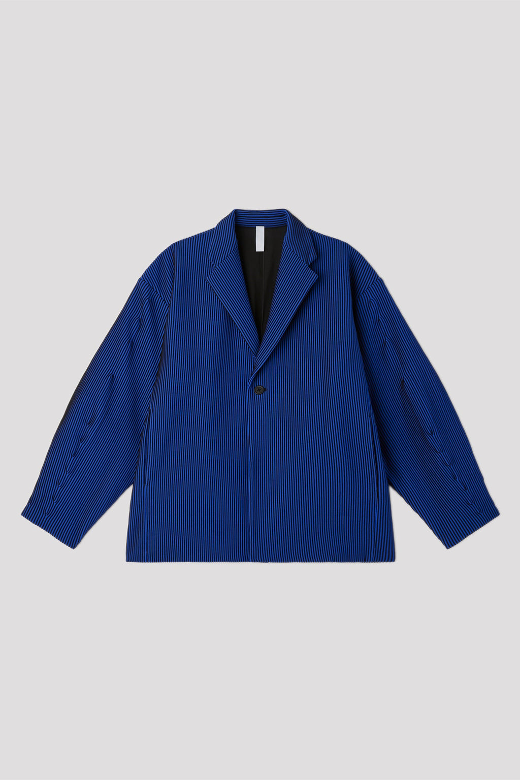 HYPHA TAILORED COCOON JACKET - BLUE MULTI