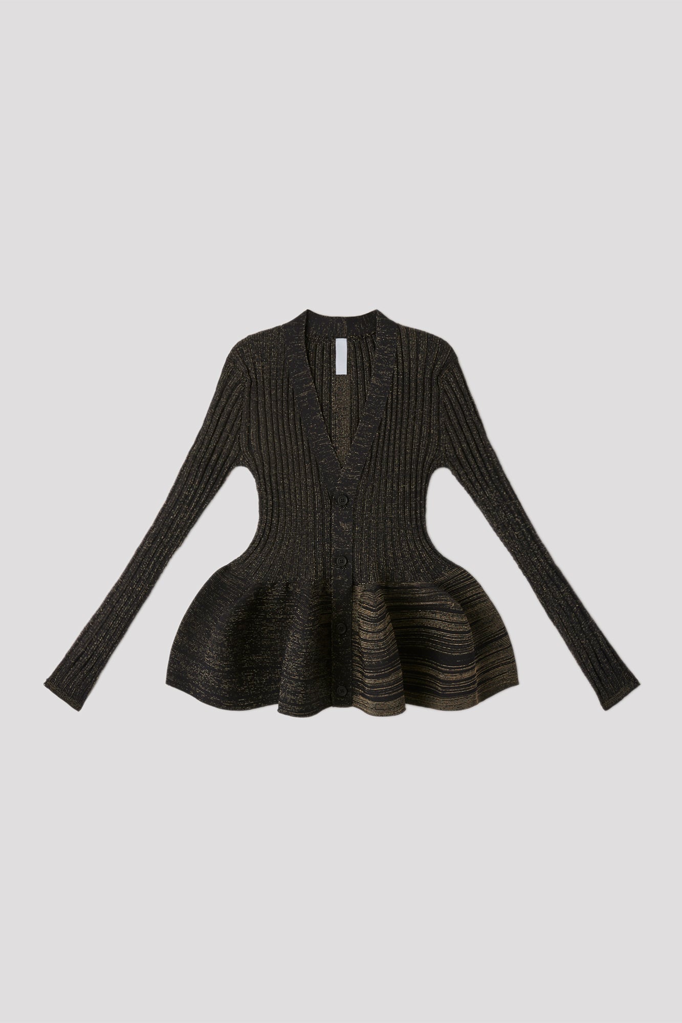 POTTERY GLITTER CARDIGAN - BLACK-GOLD