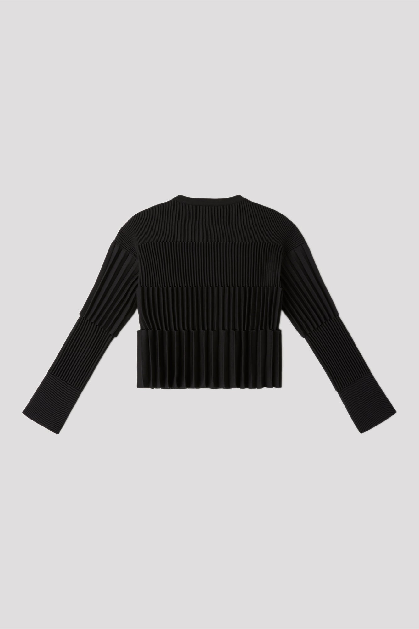 ACCORDION CROPPED CARDIGAN