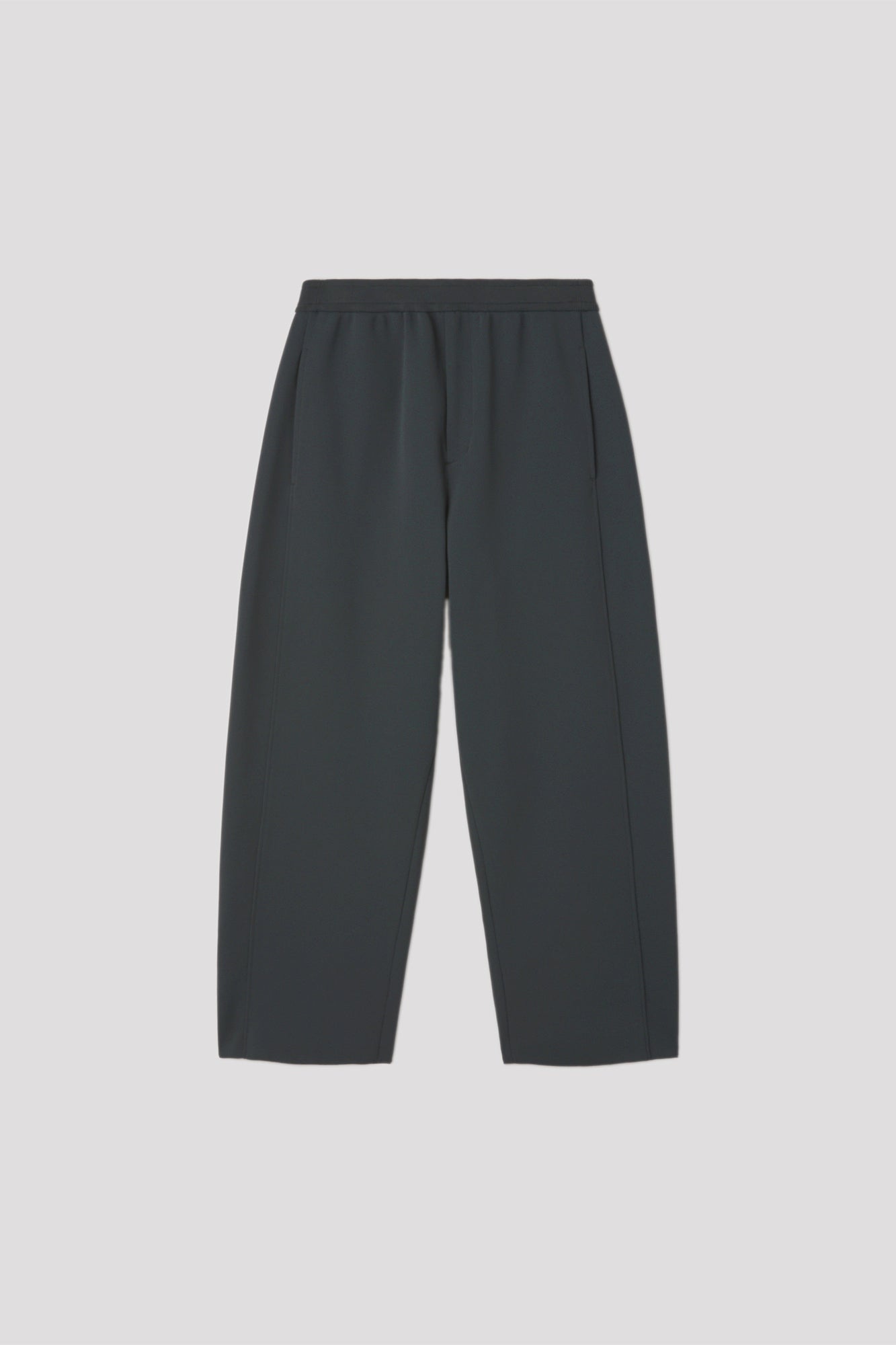MILAN CURVED PANTS - SMOKEY BLACK