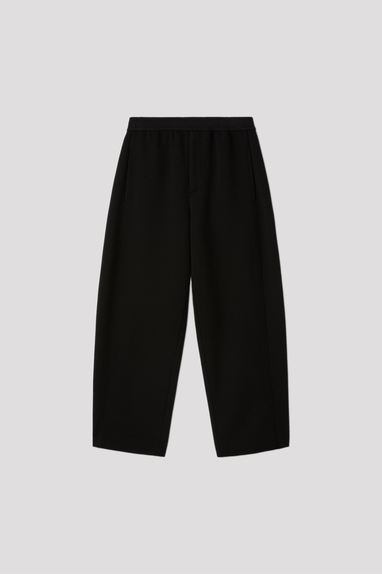 TW MILAN CURVED PANTS - BLACK