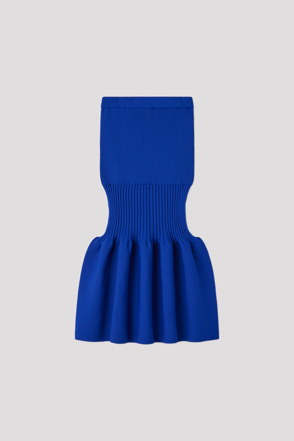 FLUTED MERMAID SKIRT - BLUE